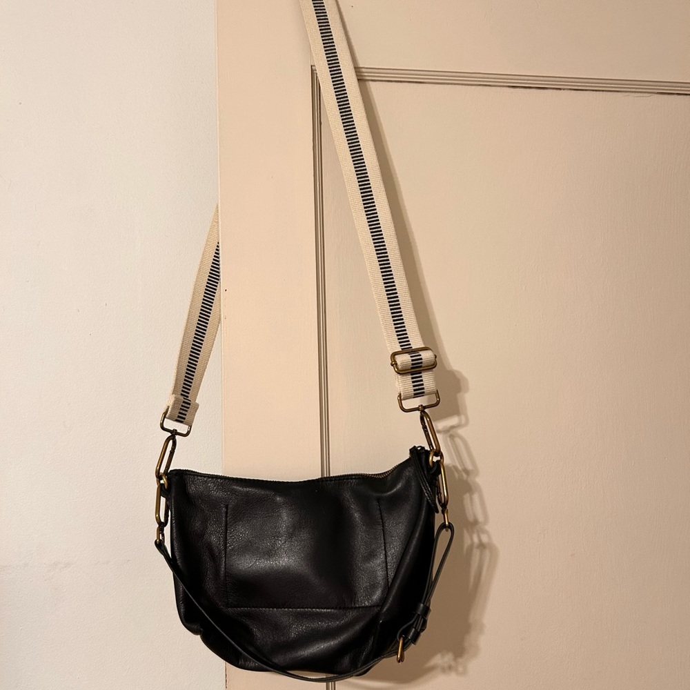 Madewell Leather Carabiner Crossbody Sling Bag